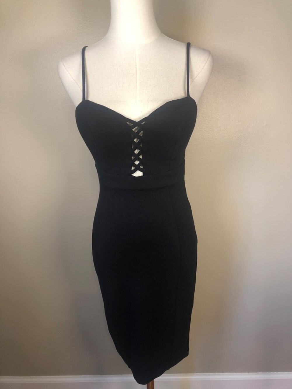 Joe & Elle Y2K Whimsigoth Grunge Little Black Dress Size S